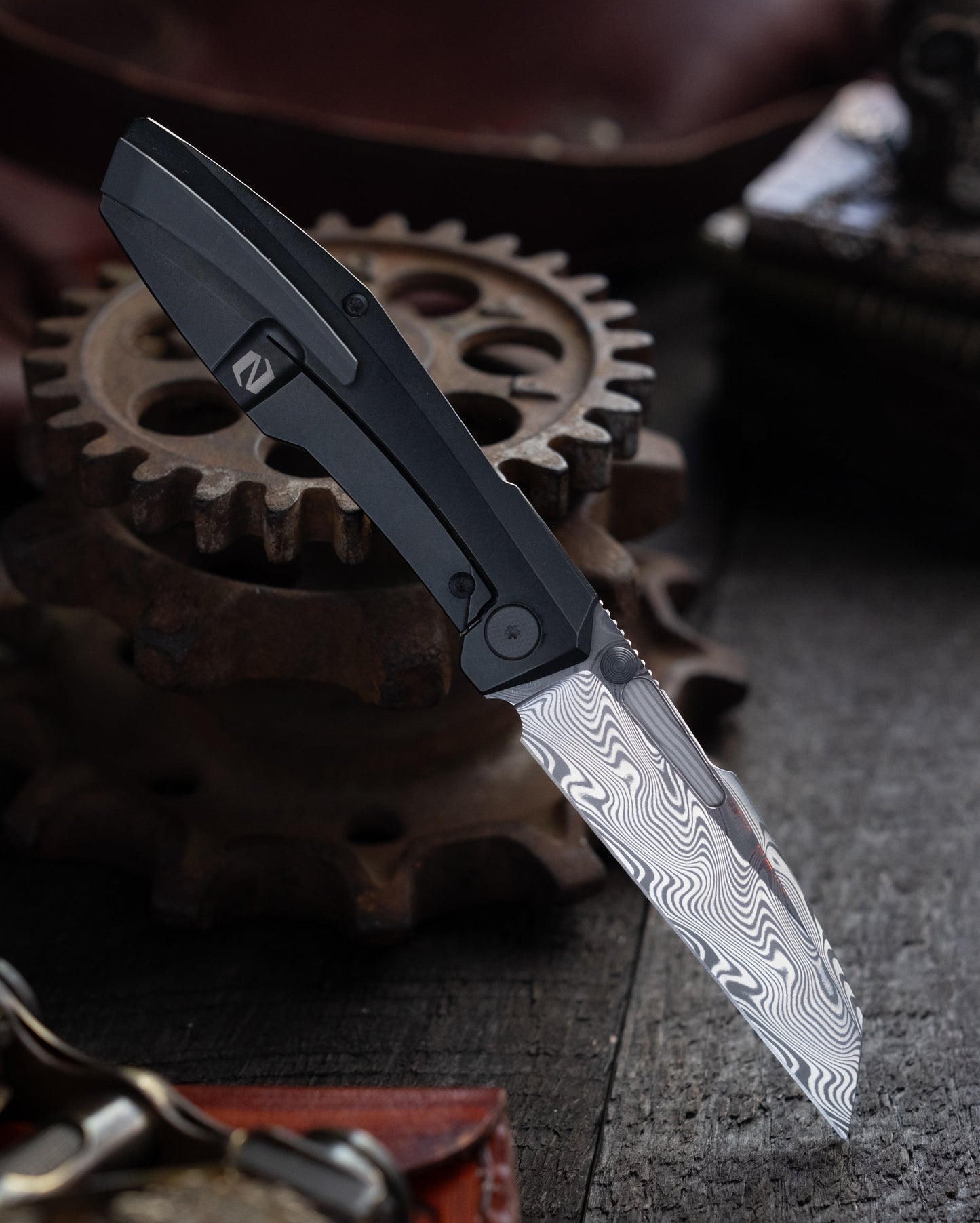Raikou - Black Camo CF Damasteel