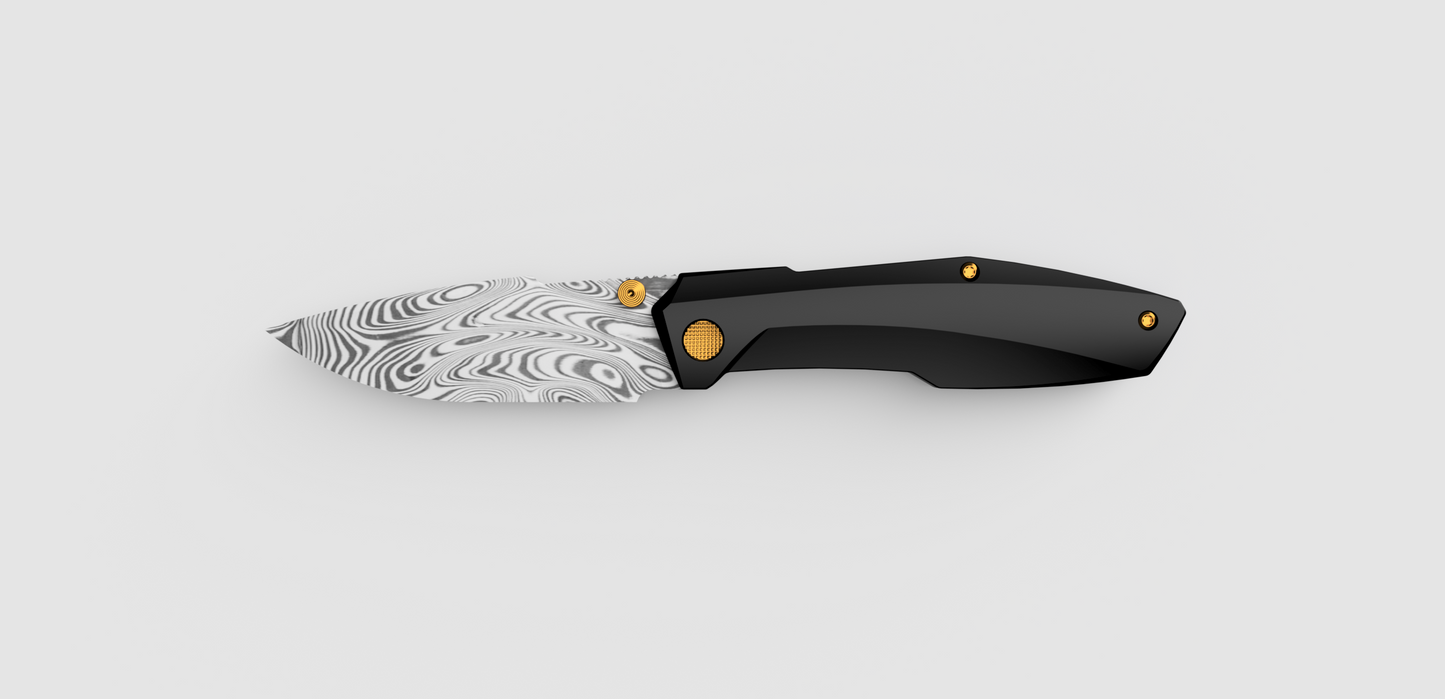 Raiden - Belt Satin/Black PVD