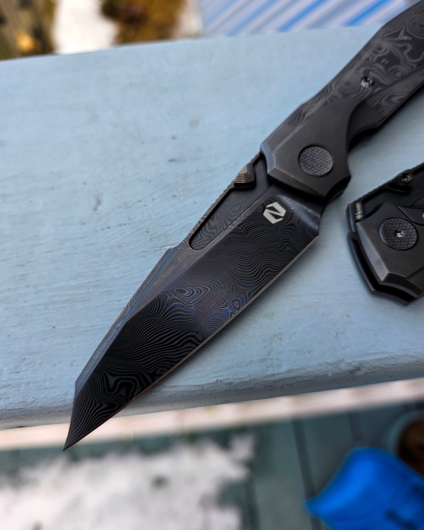 Voodoo - Black Dunes CF/ DLC Damasteel