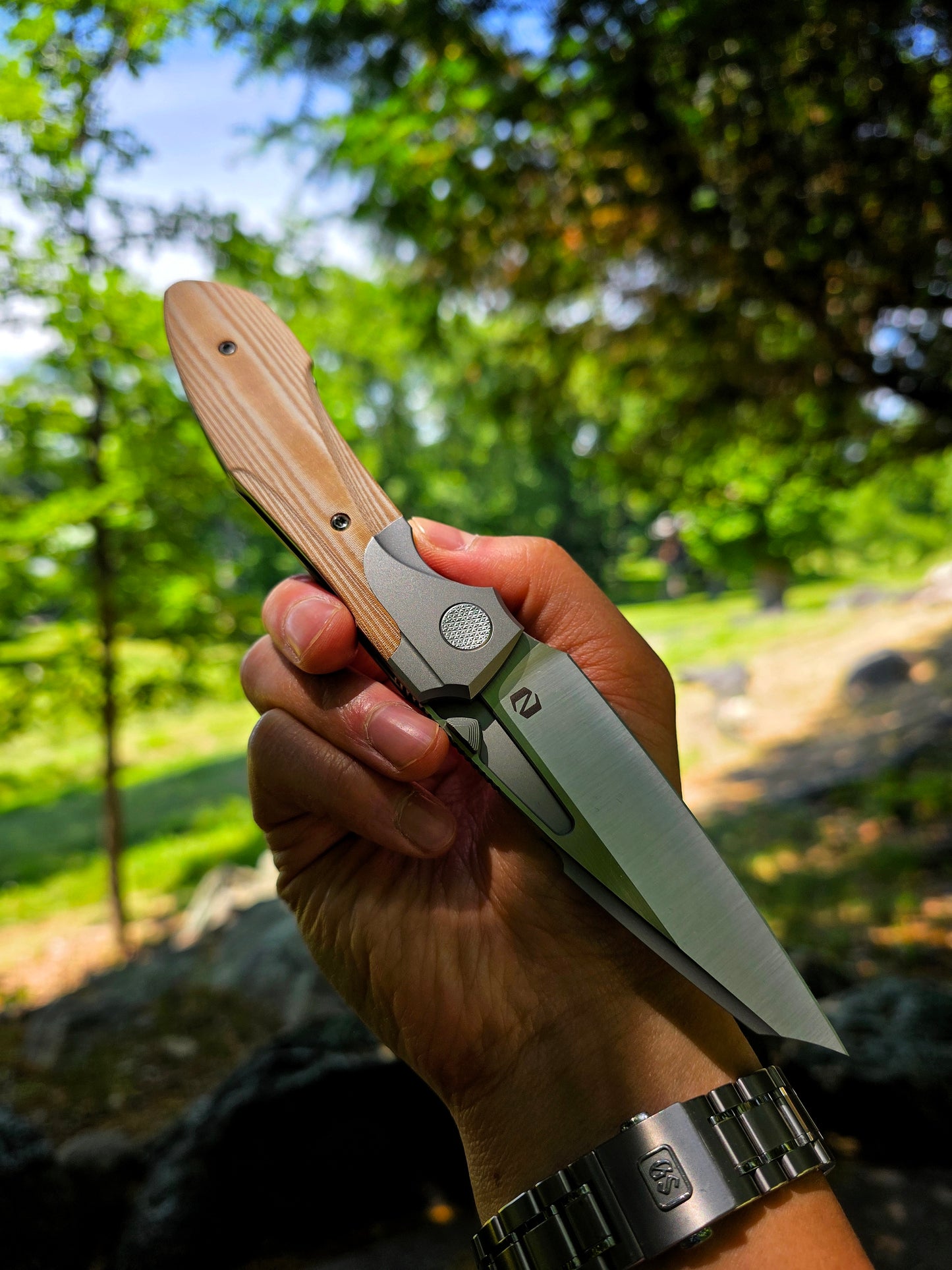 Voodoo - Natural Linen Micarta