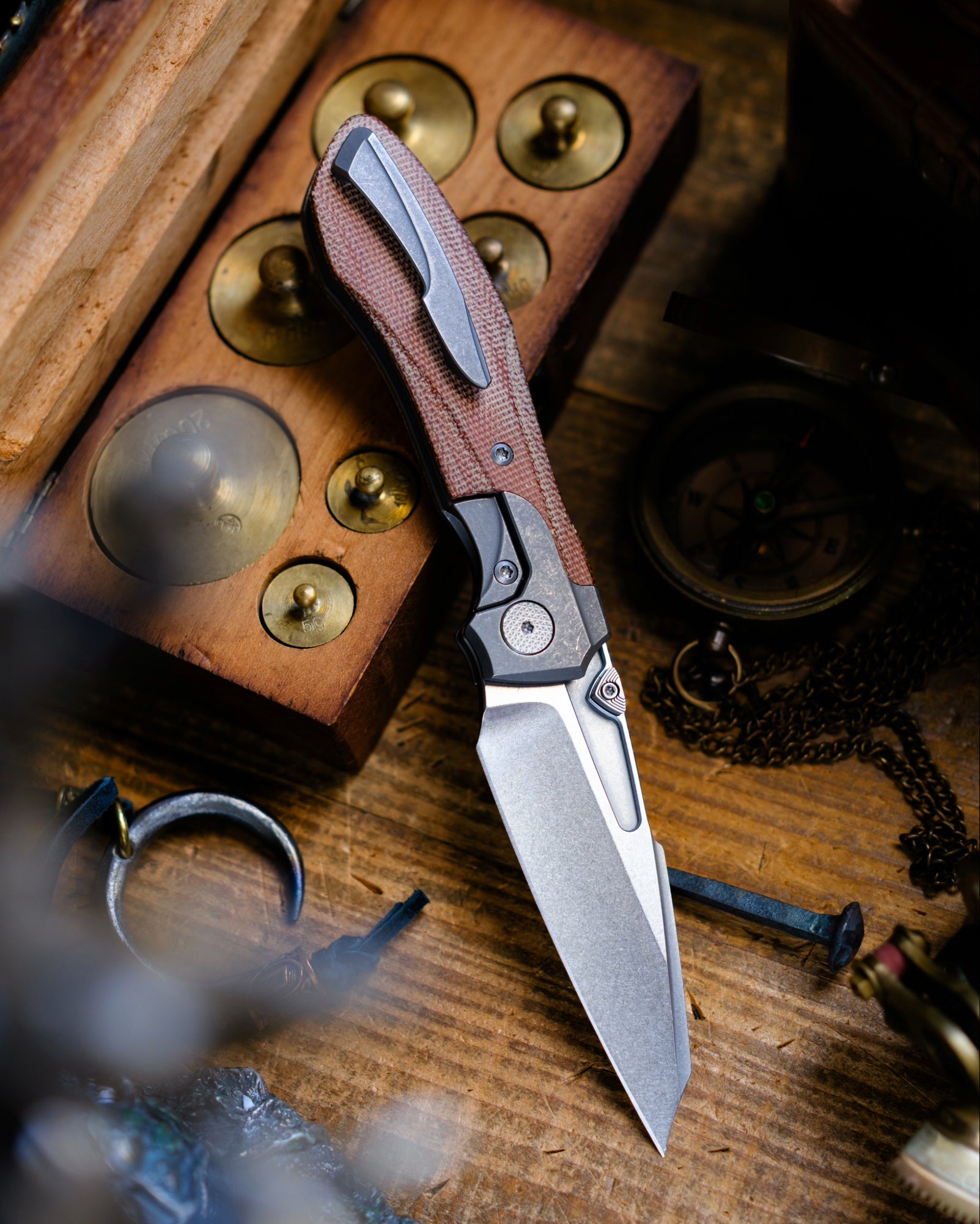 Voodoo Doll - Natural Micarta – Null K&T LLC