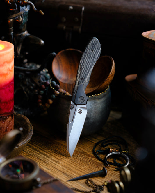 Voodoo Doll - Black Micarta (Pre-order)