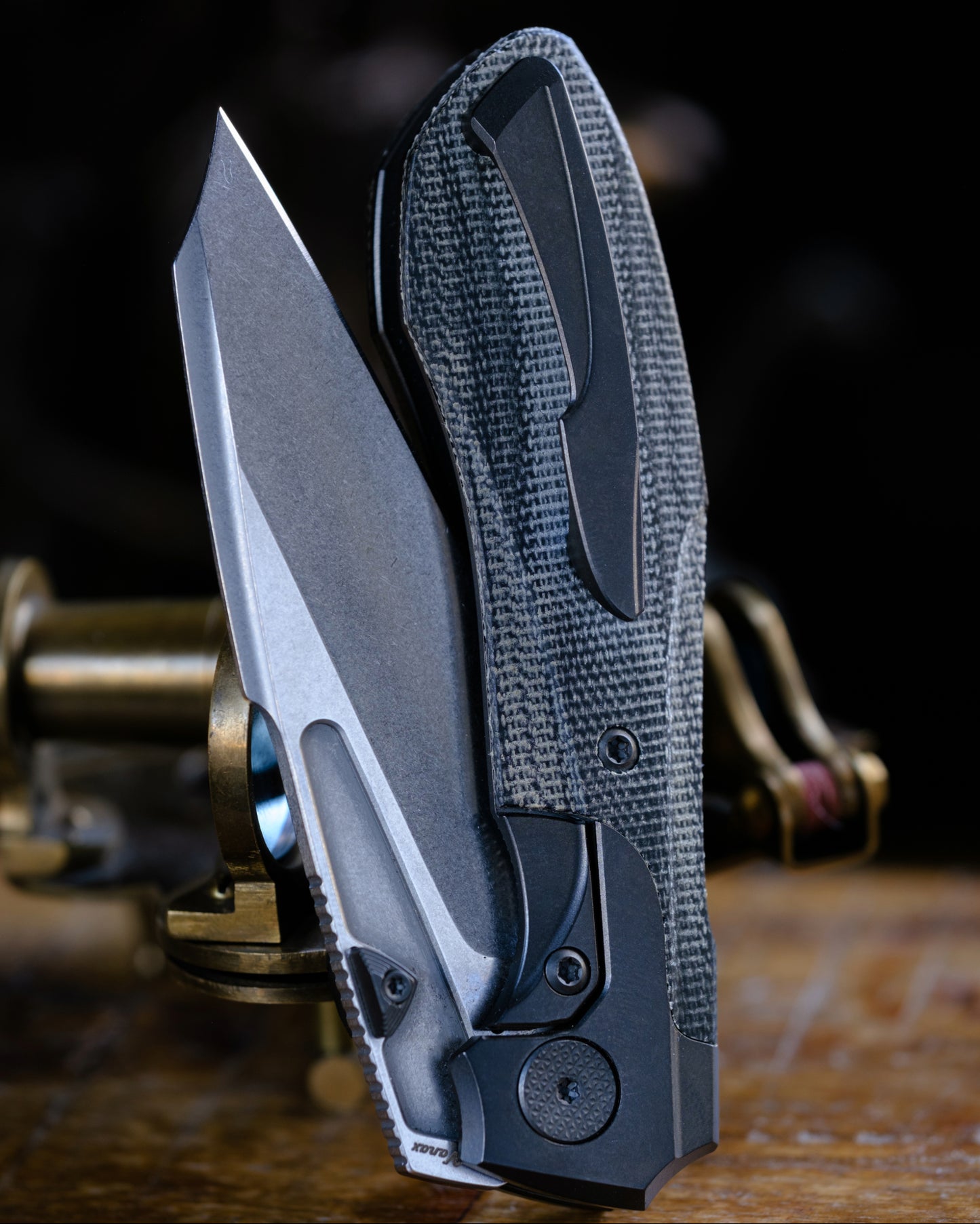 Voodoo Doll - Black Micarta (Pre-order)