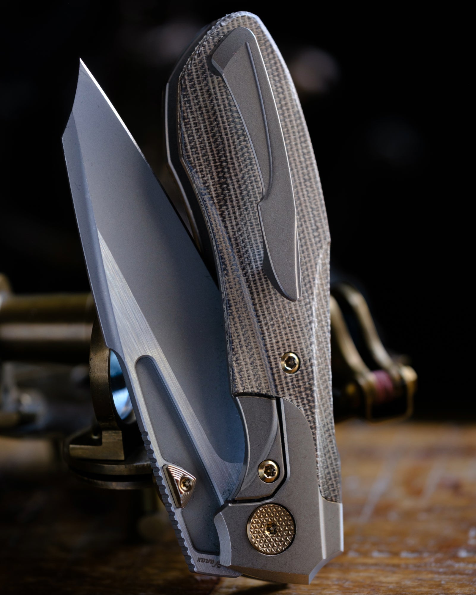 Voodoo Doll - Green Micarta (Pre-order) – Null K&T LLC