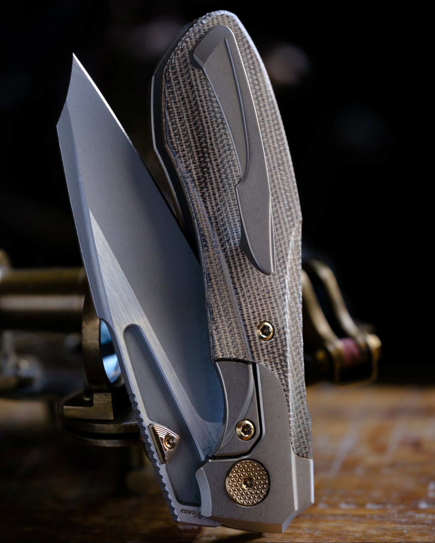 Voodoo Doll - Green Micarta (Pre-order)