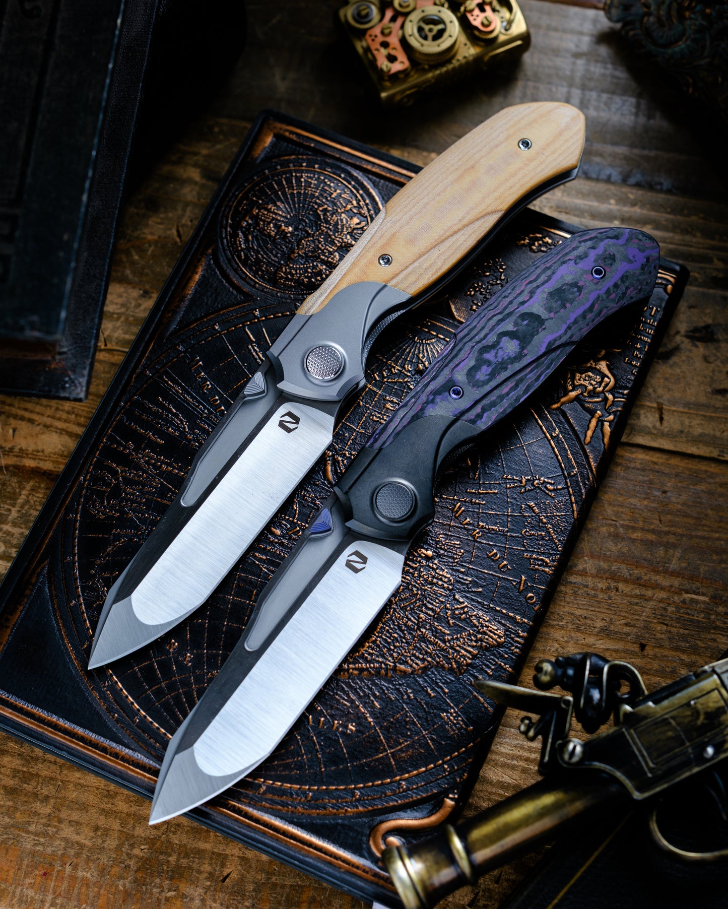 Vandal - White Linen Micarta